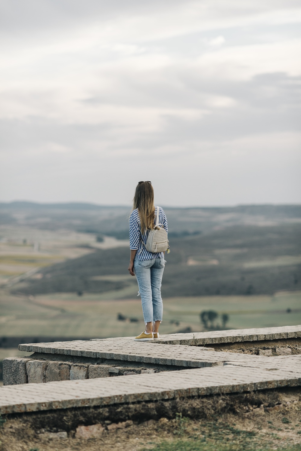 Woman looking into the distance